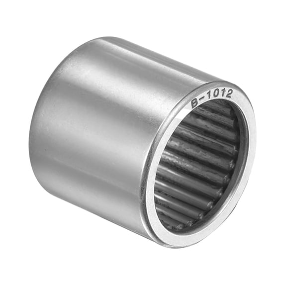 Uxcell 5/8x13/16x3/4" Needle Roller Bearings Open End Full Complement Drawn Cup ST14 Steel Silver Tone 1pcs