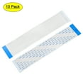 thumbnail image 1 of Uxcell 5.9" 0.03'' Pitch 30P FPC FFC Flexible Ribbon Cable (B type) Plastic Multicolored 10pcs, 1 of 6