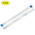 thumbnail image 1 of Uxcell 5.9" 10 Pins FPC FFC Flexible Ribbon Cable Plastic Multicolored 10pcs, 1 of 6