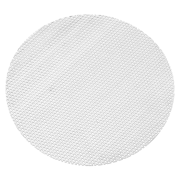 Uxcell 5.9" Diameter 304 Stainless Steel Perforated Sheet, 1 Pcs 0.06" Hole 19GA Expanded Metal Mesh Round Slices Plate Screen Decorative Meshes for Ventilation Grill Smoking, Silver Tone