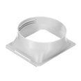 thumbnail image 1 of Uxcell 5.9 Inch Diameter AC Tube Connector Square Adapter Exhaust Hose Coupler for Portable Air Conditioners, 1 of 6