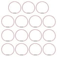 thumbnail image 1 of Uxcell 5.9 Inch Stainless Steel Wire Keychain Cable Key Ring Loop, Pink, 15 Pack, 1 of 7