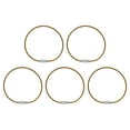 thumbnail image 1 of Uxcell 5.9 Inch Stainless Steel Wire Keychain Cable Key Ring Loop, Yellow, 5 Pack, 1 of 7