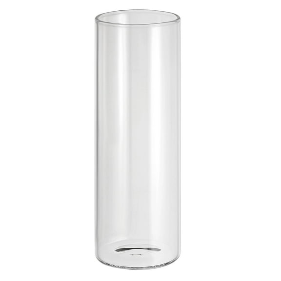Uxcell 5.9"x2" Clear Glass Cylinder Vase Tabletop Flowers Vase Floating Candle Holder Vase
