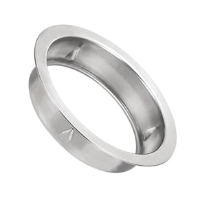 Uxcell 5.91 Inch Pipe Collar, Round Wall Flange Straight Pipe Flange, Silver