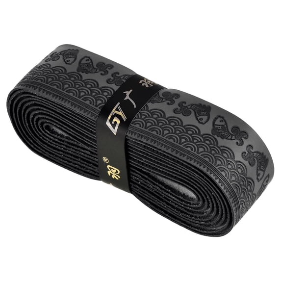Uxcell 5.9ft NonSlip PU Overgrip Racket Grip Tape for Tennis Badminton, Black