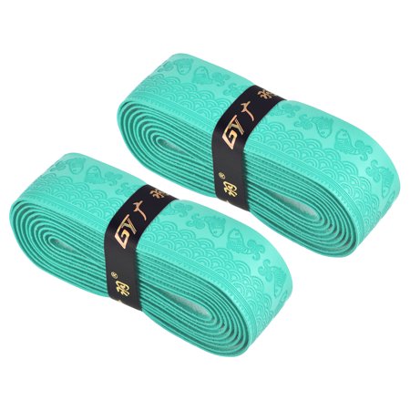 Uxcell 5.9ft NonSlip PU Overgrip Racket Grip Tape for Tennis Badminton, Turquoise 2 Pack