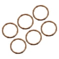 thumbnail image 1 of Uxcell 5" Dia Bamboo Purse Handles Handbag Handle Replacement for DIY Making, 6Pack Yellow, 1 of 6