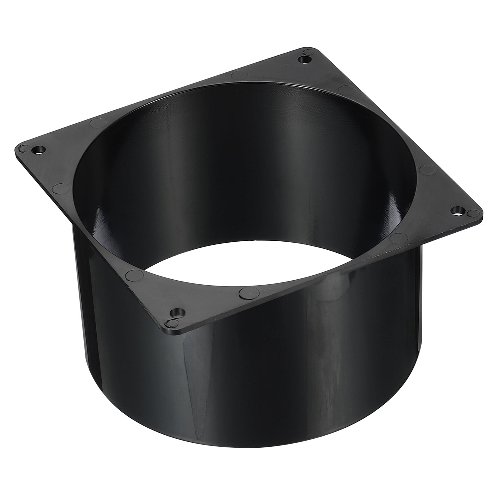Uxcell 5 Duct Connector Flange Dryer Vent Wall Plate Square To Round Straight Ducting Plate 