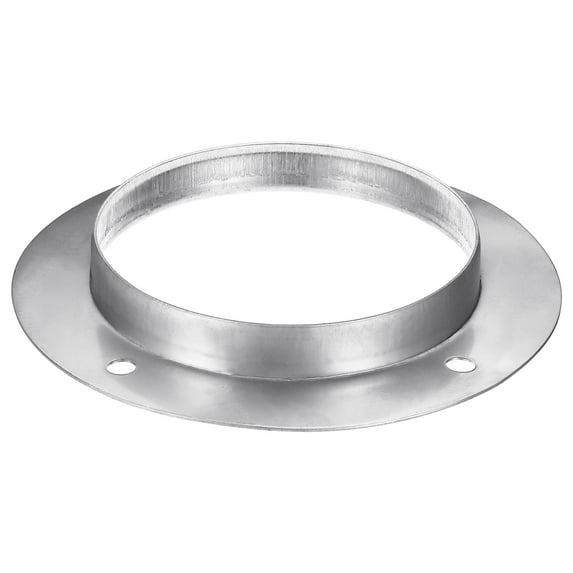 Uxcell 5" Duct Connector Flange Straight Pipe Exhaust Flange Stainless Steel Duct Mounting Plate