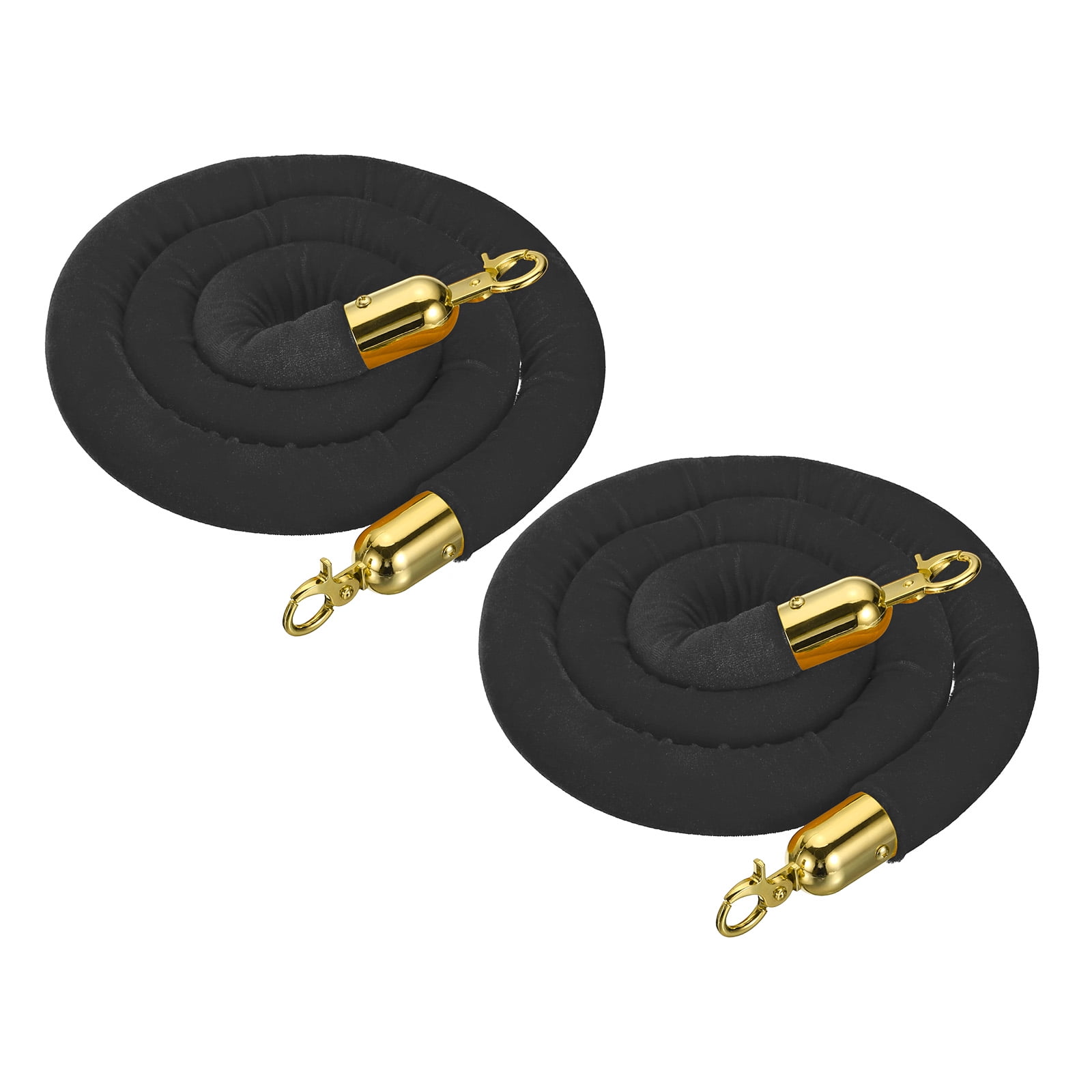 Uxcell Velvet Stanchion Rope, Barrier Rope Velvet Carpet Ropes with ...