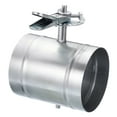 thumbnail image 1 of Uxcell 5" HVAC Duct Manual Volume Damper with Sleeve Airflow Backdraft Damper, 1 of 5