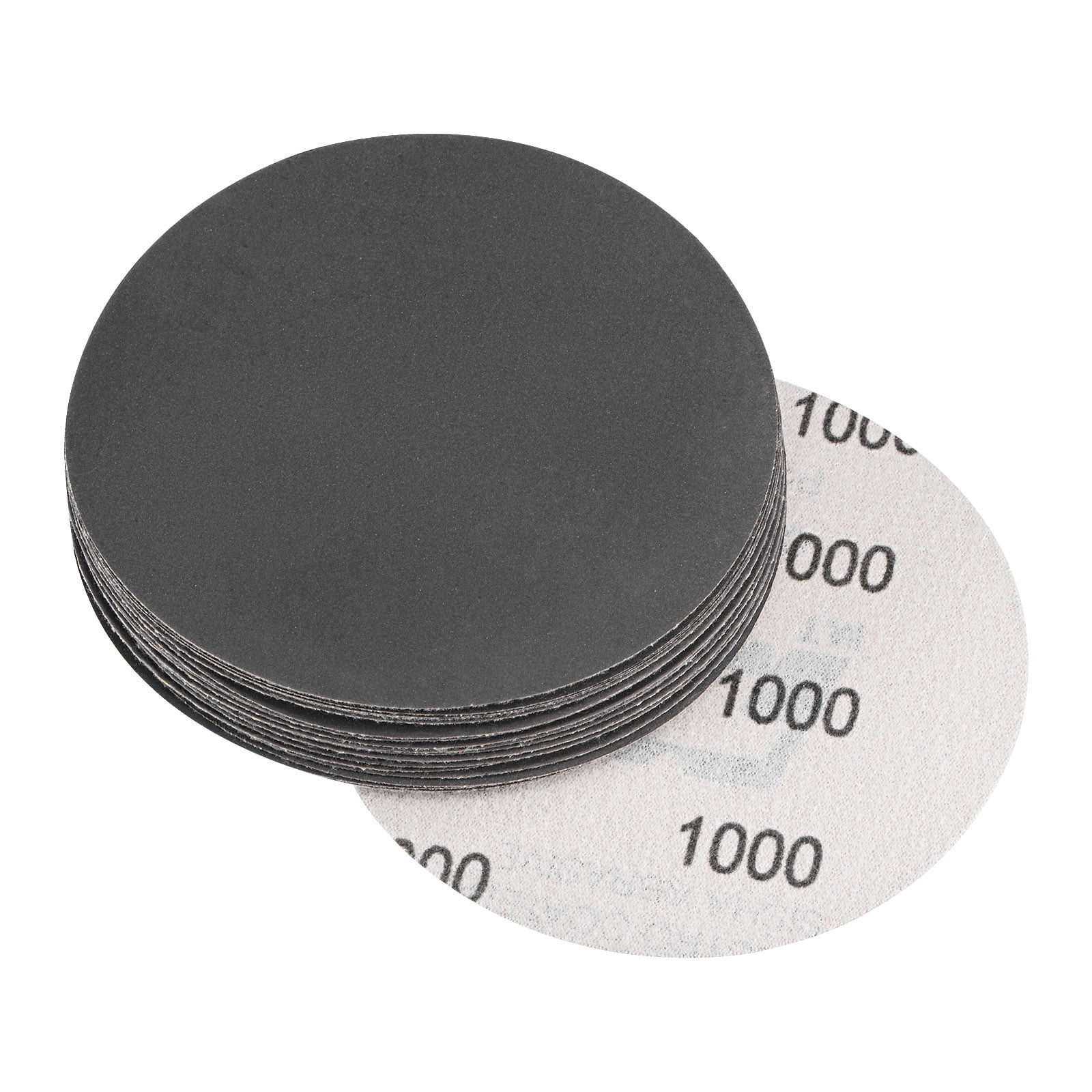 Uxcell 5 Inch 1000 Grit Hook and Loop Wet Dry Usable Silicon Carbide C ...