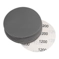 thumbnail image 1 of Uxcell 5 Inch 1200 Grit Hook and Loop Wet Dry Usable Silicon Carbide C-Weight Backing  Sanding Disc 20Pack, 1 of 5