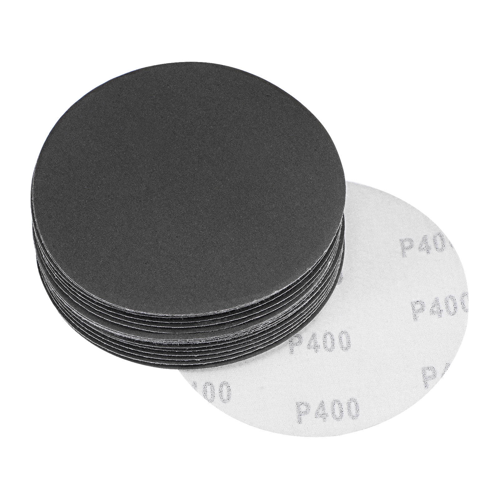 Uxcell 5 Inch 400 Grit Hook and Loop Silicon Carbide C-Weight Backing ...