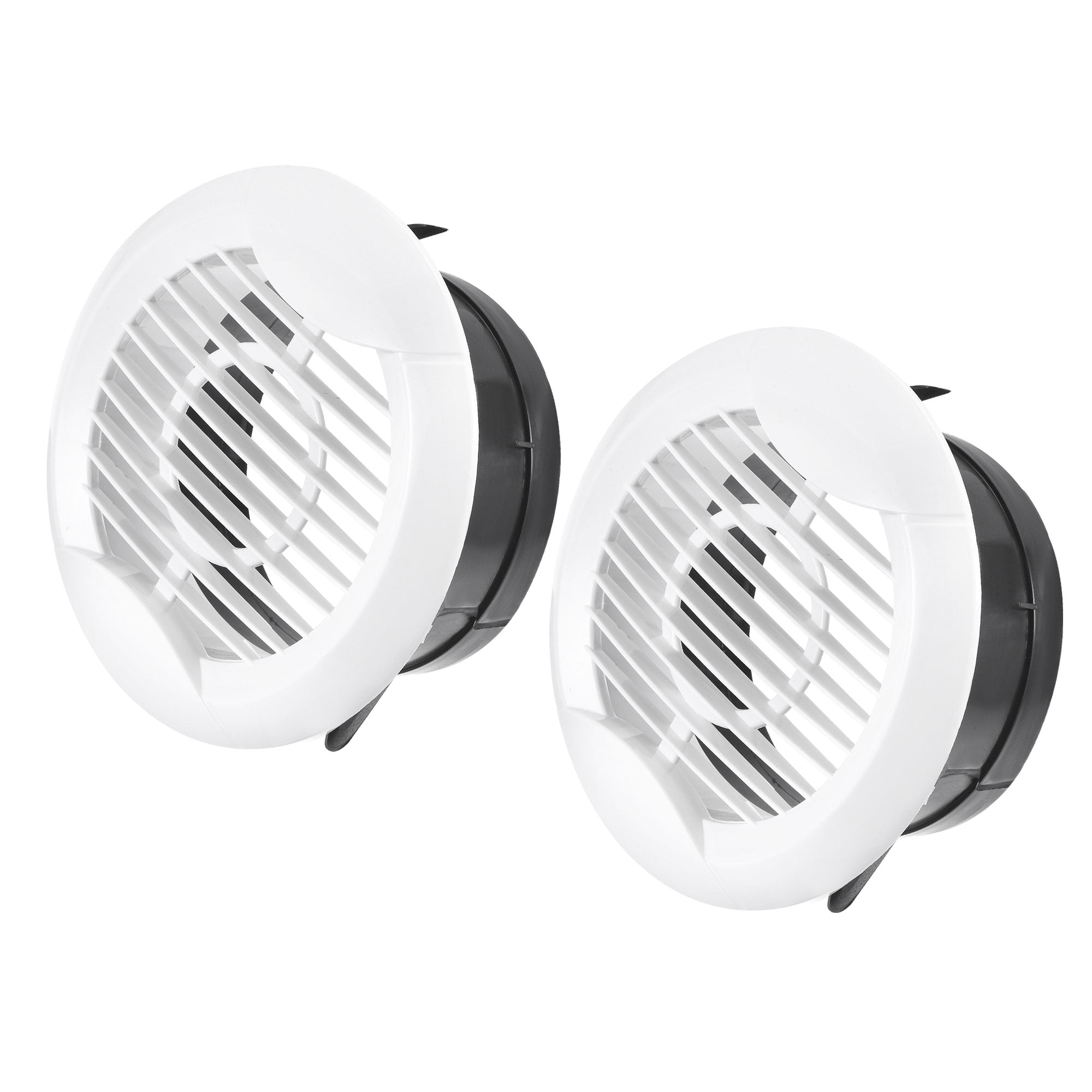 Uxcell 5 Inch Removable Screen Grille Cover Straight Louver Round Air