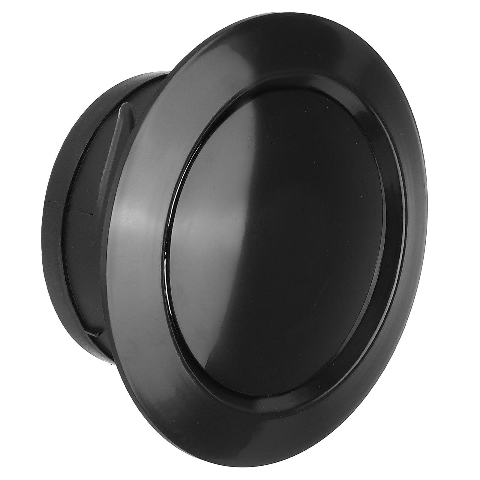 Uxcell 5 Inch Round Air Vent, 1Pcs ABS Adjustable Soffit Exhaust Vent Cover for Home Living Room Kitchen Office, Black