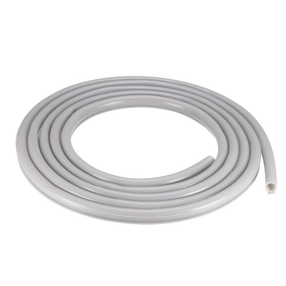 Uxcell 5 Meters T-Slot Mount Weatherstrip Seal 9mm Bulb Bubble for 5mm Slot Gray