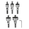 thumbnail image 1 of Uxcell 5 Pack 16mm 18mm 20mm 25mm 32mm High Speed Steel (HSS) Hole Saws Cutters Kit, 1 of 6
