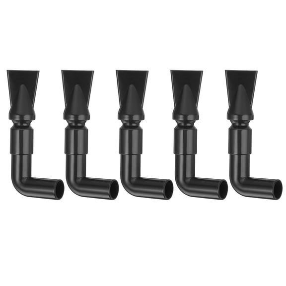 Uxcell 5 Pack 360Aquarium Pump Nozzle for Aquariums Fish Tanks, Plastic, 19mm/0.75" OD