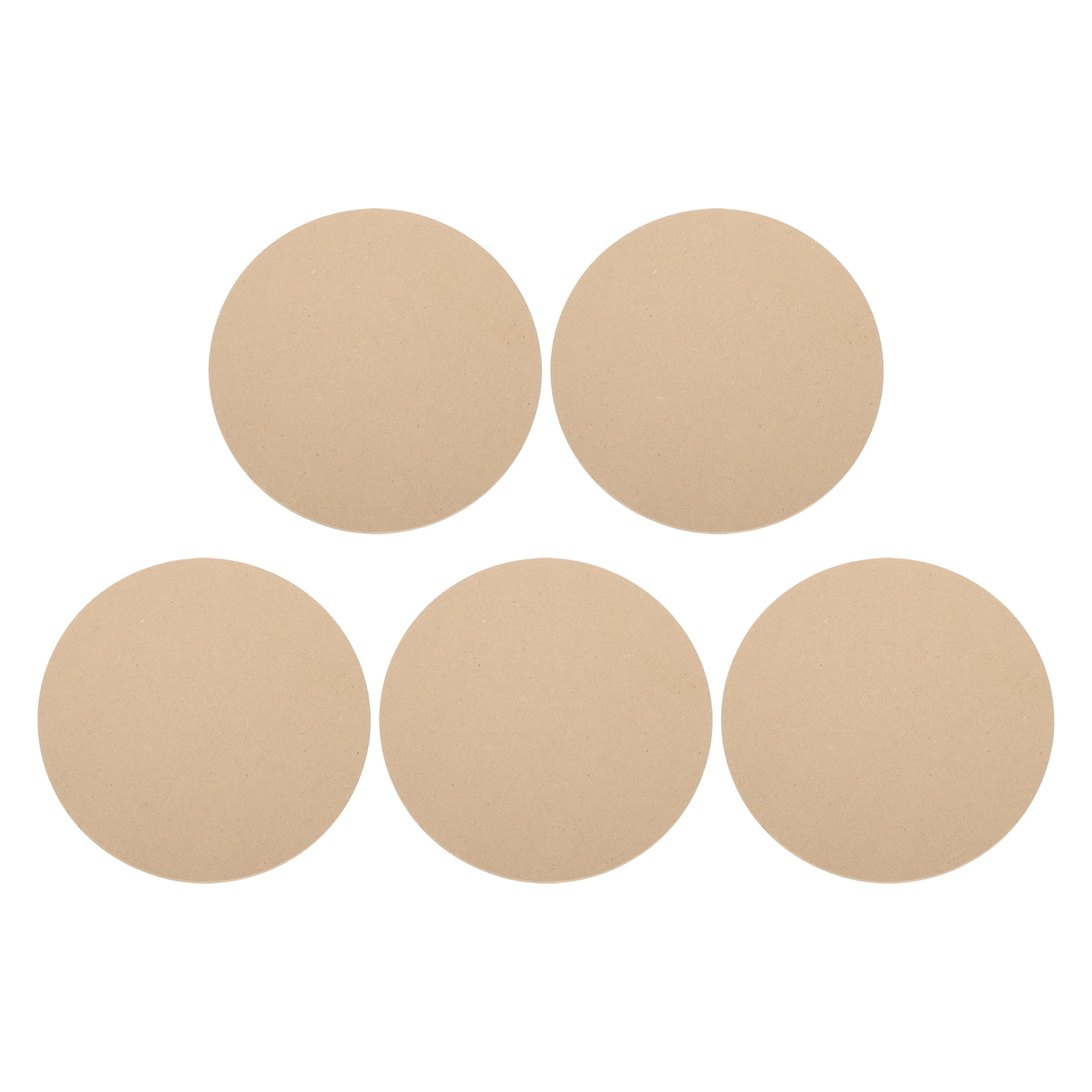 Uxcell 5 Pack 9.8" 250mm Diameter Ceramic Drying Slab, 9mm 3/8" Thick, Brown