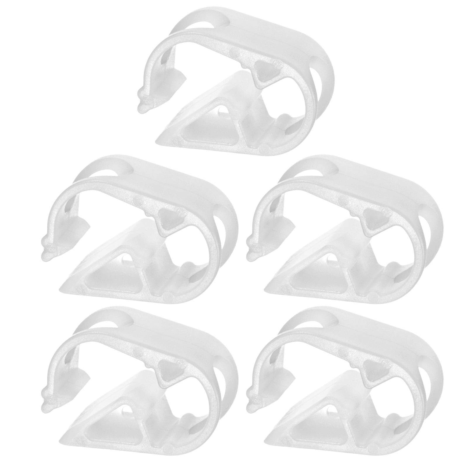 5-Pack Adjustable Plastic Tubing Clamps – 1/4 To 1/2 Inch Flow Control Hose Clips For Beer Lines, Plumbing, Aquariums, And Irrigation
