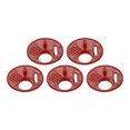 thumbnail image 1 of Uxcell 5 Pack Beehive Box Entrance Gate, 68mm Plastic Round Rotatable Bee Nest Door Disc Red, 1 of 4