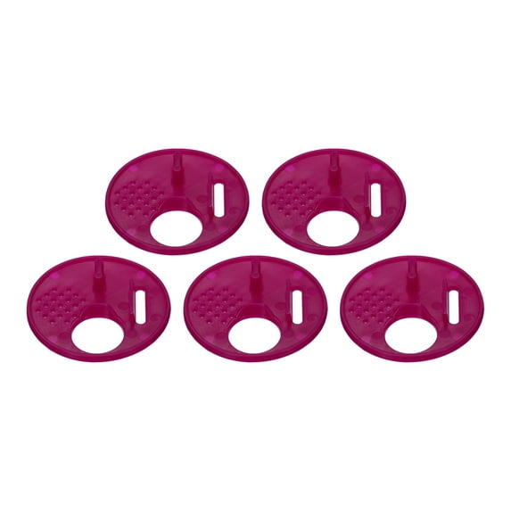 Uxcell 5 Pack Beehive Box Entrance Gate, 68mm Plastic Round Rotatable Bee Nest Door Disc Rose Red