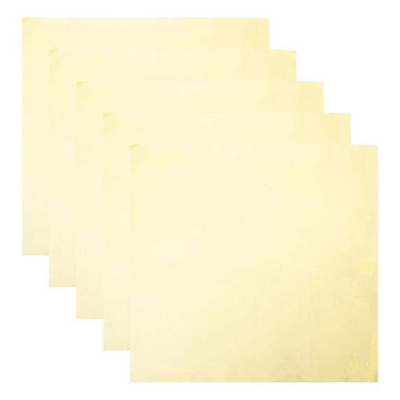 Uxcell 5 Pack Brass Mesh, 5.9" x 5.9" 80 Mesh Brass Woven Wire Mesh Brass Filter Coarse Dense Filter Screen Mesh for Non-Magnetic Signal Screen Tool DIY Fill Fabric