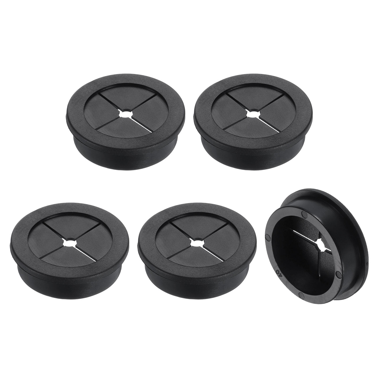 Uxcell 5 Pack Cable Cord Grommet, 1 9/16" Inch (40mm) Desk Grommet