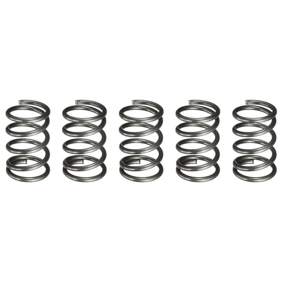 Uxcell 5 Pack Compression Spring, 16mm OD, 1.8mm Wire Size, 25mm Free Length, Spring Steel Construction Extended Mechanical Compression Springs for Shop and Home Repairs, Silver Tone
