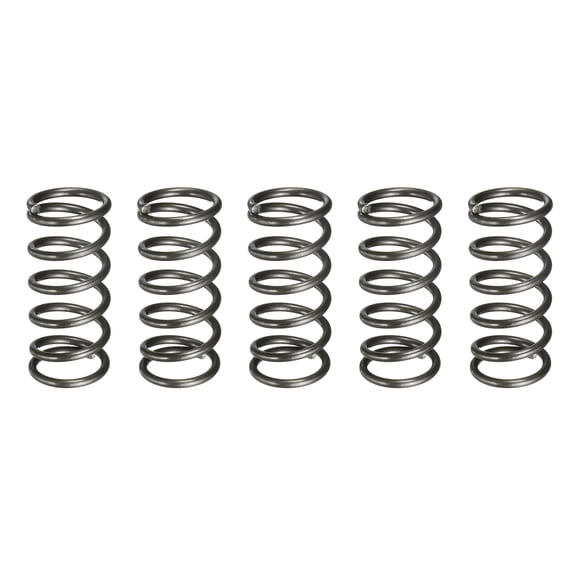 Uxcell 5 Pack Compression Spring, 16mm OD, 1.8mm Wire Size, 35mm Free Length, Spring Steel Construction Extended Mechanical Compression Springs for Shop and Home Repairs, Silver Tone