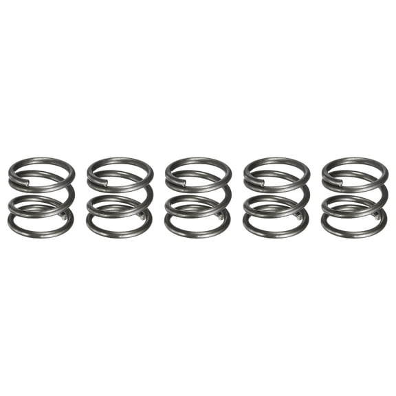 Uxcell 5 Pack Compression Spring, 17mm OD, 1.8mm Wire Size, 15mm Free Length, Spring Steel Construction Extended Mechanical Compression Springs for Shop and Home Repairs, Silver Tone