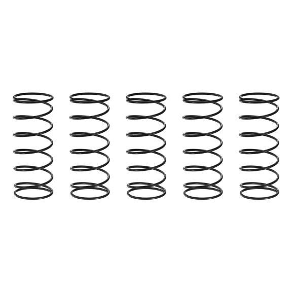 Uxcell 5 Pack Compression Spring, 20mm OD, 1.2mm Wire Size, 50mm Free Length, Spring Steel Construction Extended Mechanical Compression Springs for Shop and Home Repairs, Black