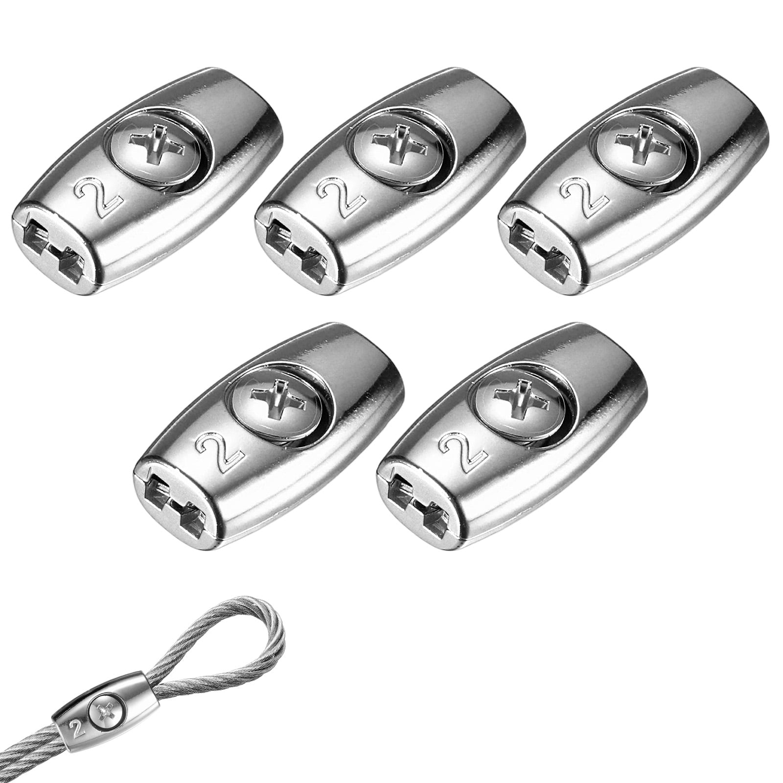 Shock Poly Rope Connectors Uxcell 5-Pack Electric Rope Connectors, 2 mm Poly Rope Connector, Egg ...
