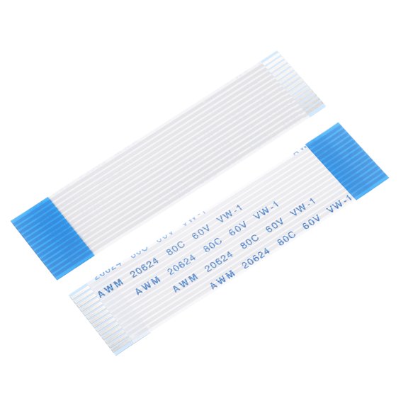 Uxcell 5 Pack FFC Ribbon Flat Flexible Cable, 14 Pin 0.5mm Pitch 50mm Long (B Type) for LCD 3D Printer Camera DVD TV Laptop Audio