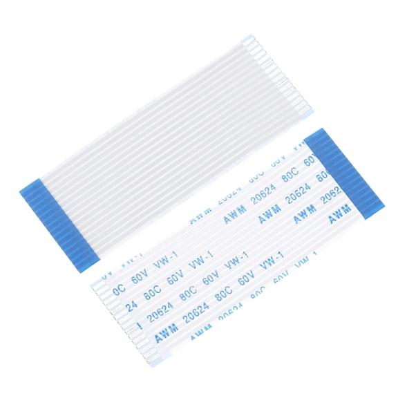 Uxcell 5 Pack FFC Ribbon Flat Flexible Cable, 16 Pin 1mm Pitch 50mm Long (B Type) for LCD 3D Printer Camera DVD TV Laptop Audio