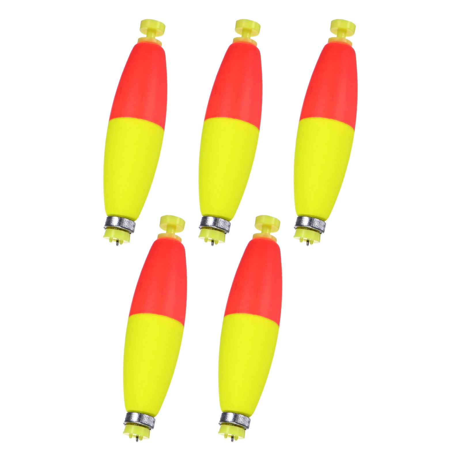 Uxcell 5-Pack Fishing Bobbers Floats, 3 Inch EVA Foam Weighted Bobbers ...