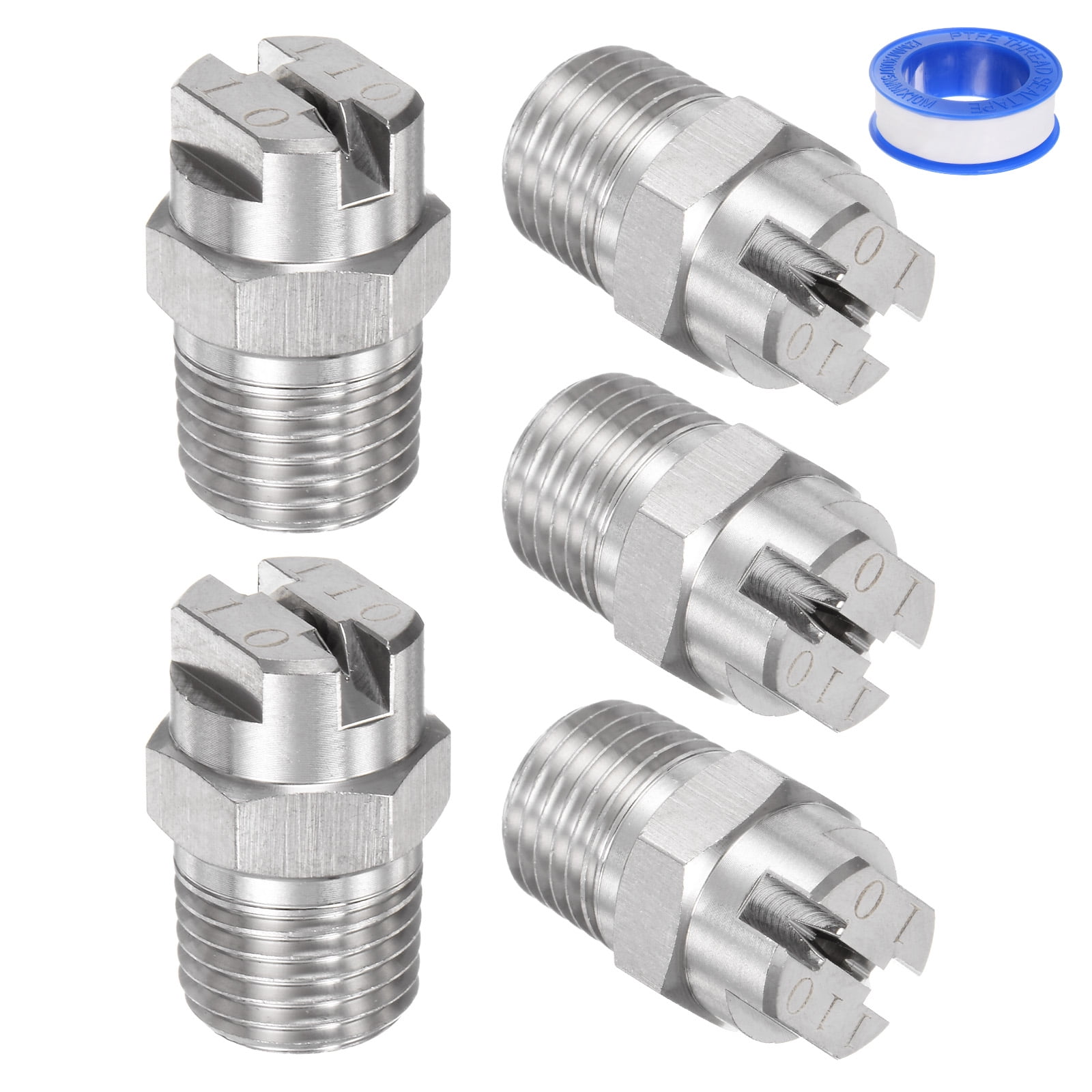 Plat Palette Embout Pulvérisation 1/4BSPT PP Buse 5Pcs (65