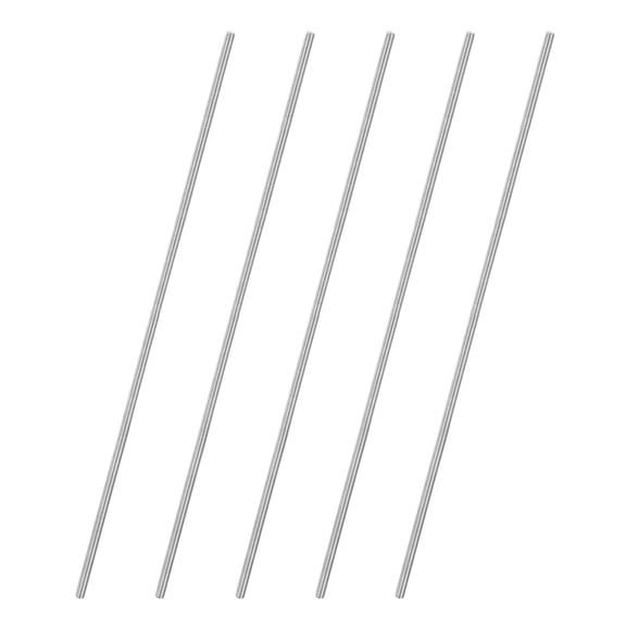 Uxcell 5-Pack Fully Threaded Rod, M5x300mm 304 Stainless Steel Right Hand Thread Bar Studs Metric Threaded Screw