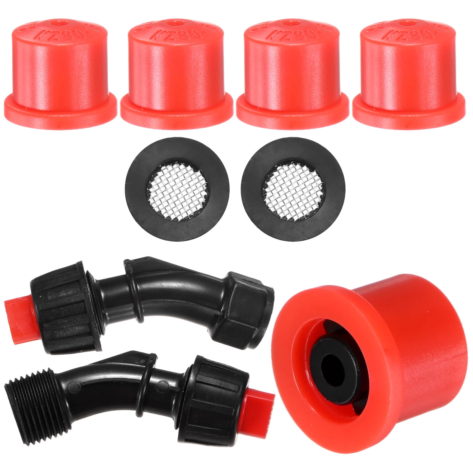 Uxcell 5-Pack Sprayer Nozzle Tips, Plastic 2.08mm Pore Hollow Cone ...