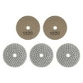thumbnail image 1 of Uxcell 5 Packs 3" Grits 1500 Diamond Polishing Pads Wet/Dry for Stone Concrete Marble Quartz, 1 of 6