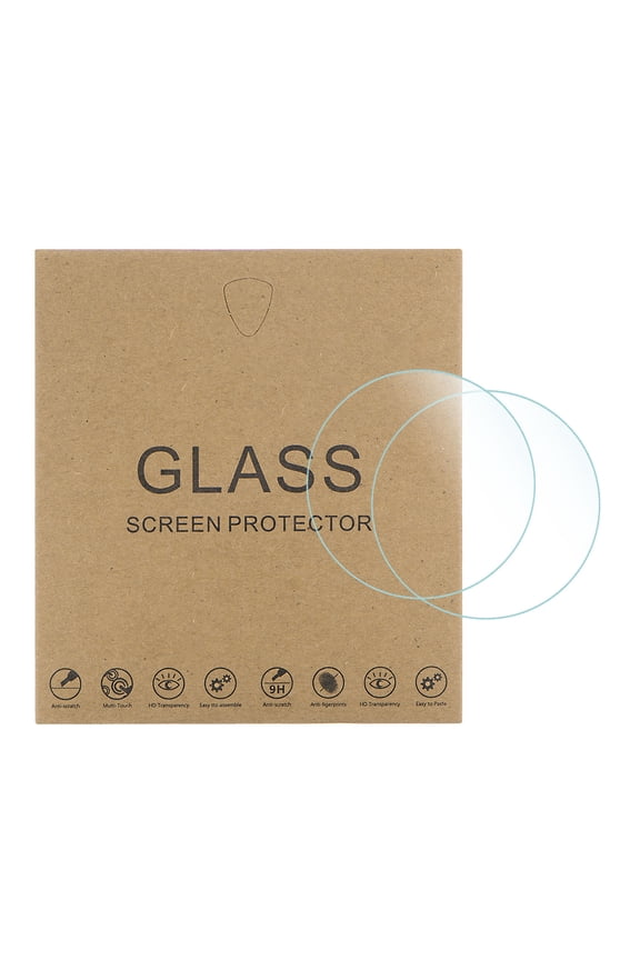 5 Packs 32.5mm Violet Anti Glare High AL Tempered Glass Smart Watch Screen Protectors