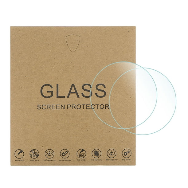Uxcell 5 Packs 32mm Violet Anti Glare High AL Tempered Glass Smart Watch Screen Protectors Walmart Business Supplies