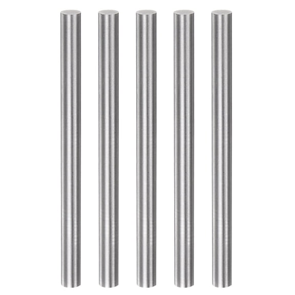 Uxcell 5 Packs 7.1mm x 100mm High Speed Steel (HSS) Round Rod Lathe Bar Stock DIY Tool