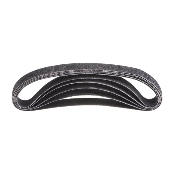 Uxcell 5 Packs Sanding Belts 3/8 x 13 Inch Belt Sander Paper 80 Grit Silicon Carbide Sandpaper for Polishing Metal Wood