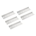 thumbnail image 1 of Uxcell 5 Pcs DIN Rail Slotted Aluminum Mounting Guide 100mm Long 35mm Wide 7.5mm High Silver Tone, 1 of 4
