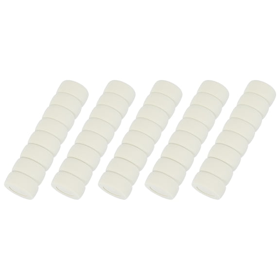 Uxcell 5 Pcs Door Knob Cover, Safety Door Handle Protector Covers Anti-Collision Soft Spiral Door Knob Covers Foam Door Pull Cover for Bedrooms Bathrooms Offices Doors, White