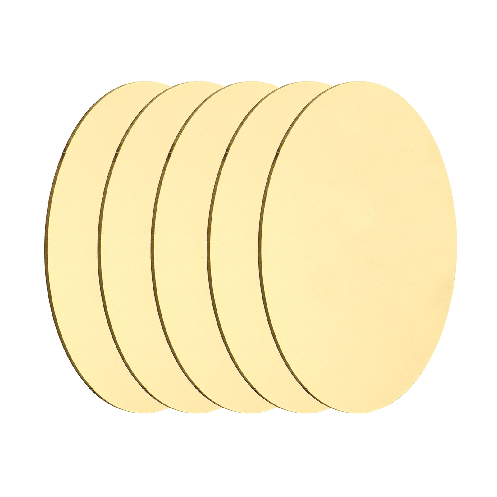 COYOUCO Brass Disc Round Plate Sheet,H62 Copper Alloy Solid