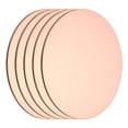 thumbnail image 1 of Uxcell 5 Pcs Round Copper Plate, 100mm (3.94") Dia Pure Copper Sheets, 1mm T2 Pure Copper Plates for Crafts, DIY, Electrical Repairs, Industrial Use, 1 of 6
